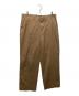 AURALEE（オーラリー）の古着「COTTON SILK GABARDINE SLACKS」｜ブラウン