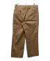 AURALEE (オーラリー) COTTON SILK GABARDINE SLACKS ブラウン サイズ:５：10000円