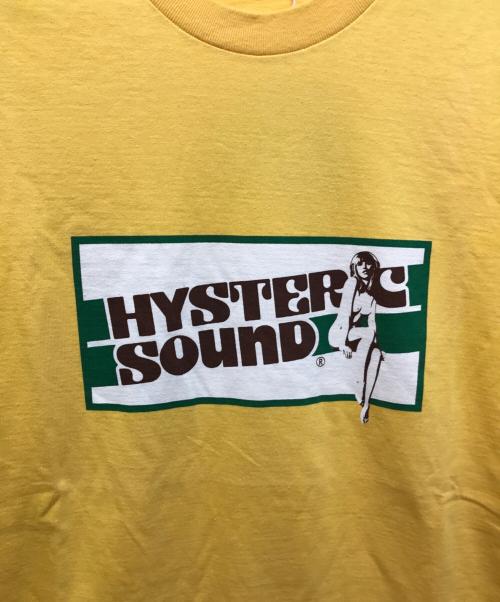 Hysteric Glamour（ヒステリックグラマー）Hysteric Glamour (ヒステリックグラマー) HYSTERIC SOUND Tシャツ イエロー サイズ:S 未使用品の古着・服飾アイテム