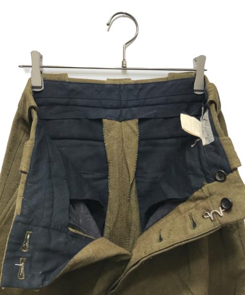 Yohji Yamamoto pour homme（ヨウジヤマモト プールオム）Yohji Yamamoto pour homme (ヨウジヤマモト プールオム) 2タックウールパンツ グリーン サイズ:Ｓの古着・服飾アイテム