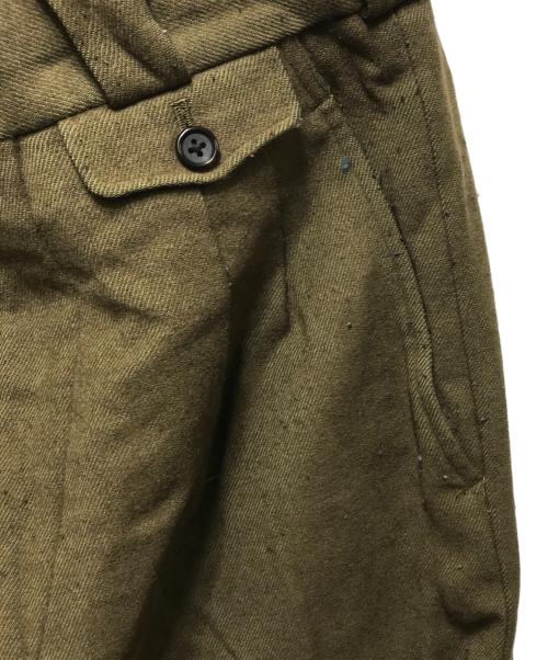 Yohji Yamamoto pour homme（ヨウジヤマモト プールオム）Yohji Yamamoto pour homme (ヨウジヤマモト プールオム) 2タックウールパンツ グリーン サイズ:Ｓの古着・服飾アイテム