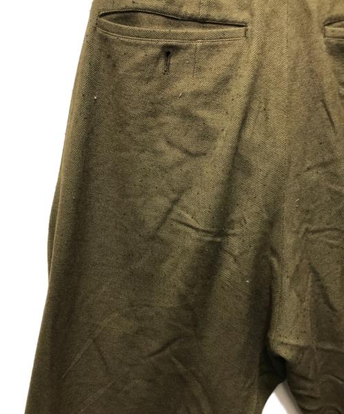Yohji Yamamoto pour homme（ヨウジヤマモト プールオム）Yohji Yamamoto pour homme (ヨウジヤマモト プールオム) 2タックウールパンツ グリーン サイズ:Ｓの古着・服飾アイテム