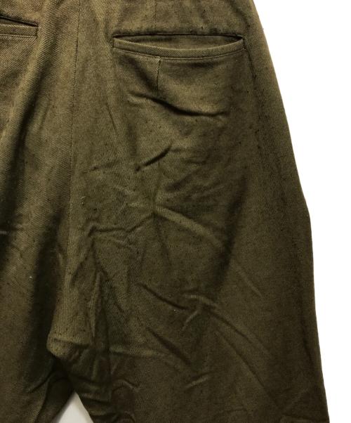 Yohji Yamamoto pour homme（ヨウジヤマモト プールオム）Yohji Yamamoto pour homme (ヨウジヤマモト プールオム) 2タックウールパンツ グリーン サイズ:Ｓの古着・服飾アイテム