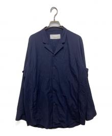OVERCOAT（オーバーコート）の古着「オープンカラーシャツ」｜ネイビー