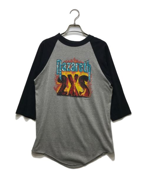 grand illusion（グランド イリュージョン）grand illusion (グランド イリュージョン) バンドラグランTEE グレー サイズ:Lの古着・服飾アイテム