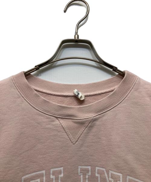 CELINE（セリーヌ）CELINE (セリーヌ) ロゴスウェット ピンク サイズ:XSの古着・服飾アイテム