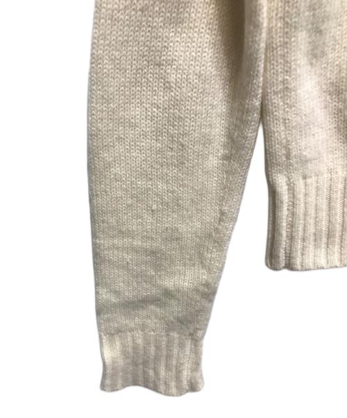Christian Dior（クリスチャン ディオール）Christian Dior (クリスチャン ディオール) スター刺繍カシミヤニット　イタリア製　214S57AM001　 ホワイト サイズ:34の古着・服飾アイテム