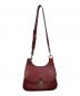 TORY BURCH (トリーバーチ) JAMES スムースレザーサドルショルダーバッグ レッド：8000円