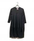 BEARDSLEYビアズリー）の古着「チュールマルワンピ」｜ブラック