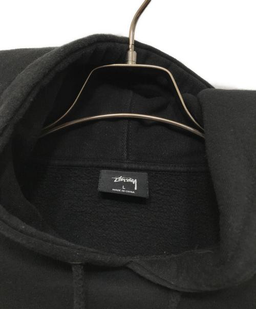stussy（ステューシー）stussy (ステューシー) プルオーバーパーカー ブラック サイズ:Lの古着・服飾アイテム