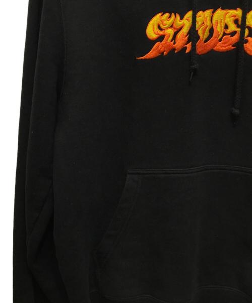 stussy（ステューシー）stussy (ステューシー) プルオーバーパーカー ブラック サイズ:Lの古着・服飾アイテム