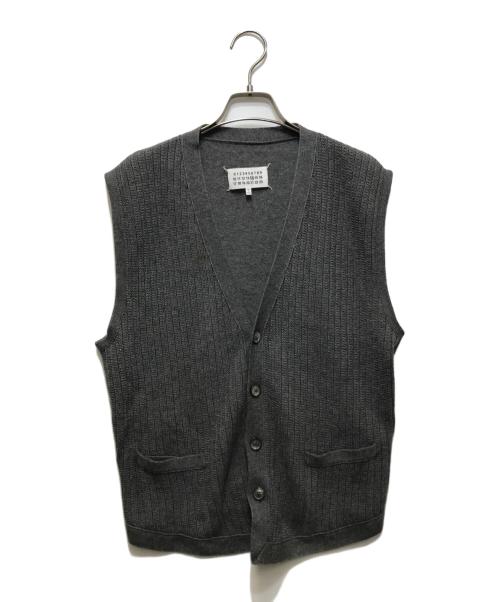 Maison Margiela（メゾンマルジェラ）Maison Margiela (メゾンマルジェラ) ニットベスト グレー サイズ:１の古着・服飾アイテム