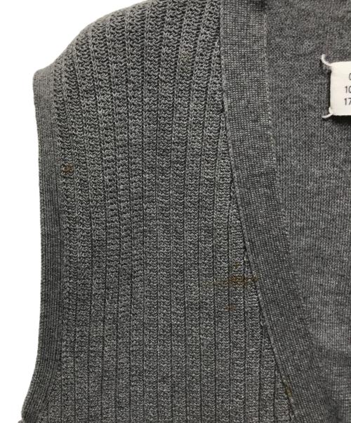 Maison Margiela（メゾンマルジェラ）Maison Margiela (メゾンマルジェラ) ニットベスト グレー サイズ:１の古着・服飾アイテム