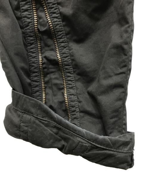 EMPORIO ARMANI（エンポリオ アルマーニ）EMPORIO ARMANI (エンポリオ アルマーニ) 00’S ジップデザインパラシュートパンツ ブラック サイズ:52の古着・服飾アイテム