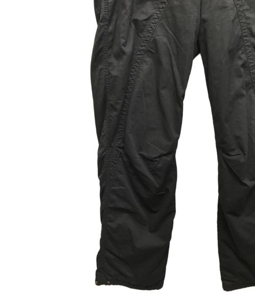 EMPORIO ARMANI（エンポリオ アルマーニ）EMPORIO ARMANI (エンポリオ アルマーニ) 00’S ジップデザインパラシュートパンツ ブラック サイズ:52の古着・服飾アイテム