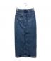 JOHN LAWRENCE SULLIVAN (ジョン ローレンス サリバン) WASHED DENIM ZIP LONG SKIRT インディゴ サイズ:S：14000円