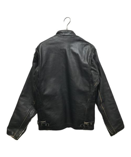 Schott（ショット）Schott (ショット) 641シングルライダースジャケット 6118302064 ブラック サイズ:34の古着・服飾アイテム