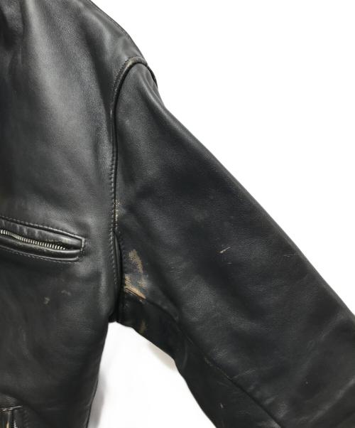 Schott（ショット）Schott (ショット) 641シングルライダースジャケット 6118302064 ブラック サイズ:34の古着・服飾アイテム
