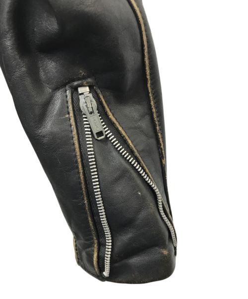 Schott（ショット）Schott (ショット) 641シングルライダースジャケット 6118302064 ブラック サイズ:34の古着・服飾アイテム