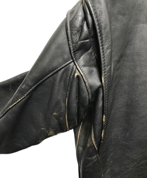 Schott（ショット）Schott (ショット) 641シングルライダースジャケット 6118302064 ブラック サイズ:34の古着・服飾アイテム
