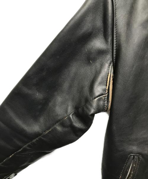 Schott（ショット）Schott (ショット) 641シングルライダースジャケット 6118302064 ブラック サイズ:34の古着・服飾アイテム