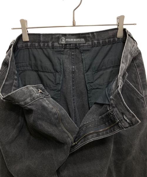 POLAR SKATE CO.（ポーラースケートカンパニー）POLAR SKATE CO. (ポーラースケートカンパニー) デニムパンツ ブラック サイズ:W32×L30の古着・服飾アイテム