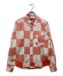 COMME des GARCONS HOMME PLUS（コムデギャルソンオムプリュス）の古着「チェックシャツ / PB10039M / AD2001」｜ピンク