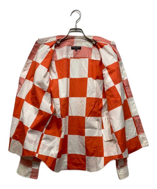 COMME des GARCONS HOMME PLUS（コムデギャルソンオムプリュス）COMME des GARCONS HOMME PLUS (コムデギャルソンオムプリュス) チェックシャツ / PB10039M / AD2001 ピンク サイズ:Mの古着・服飾アイテム