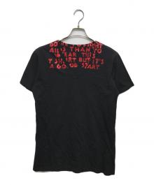 Maison Margiela（メゾンマルジェラ）の古着「エイズTEE」｜ブラック×レッド