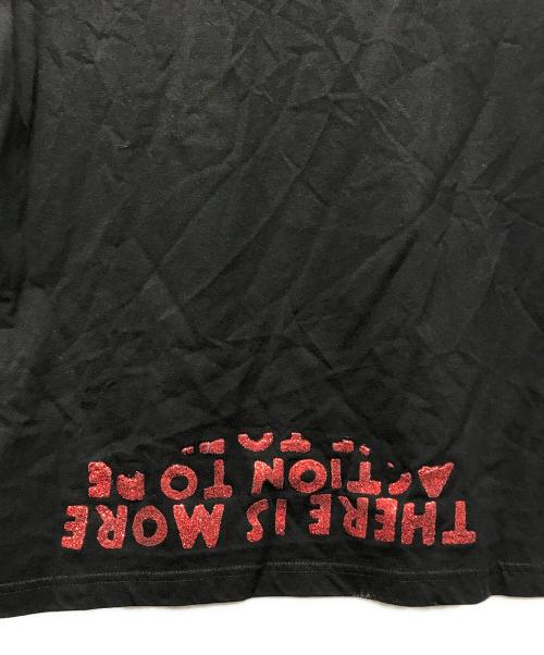 Maison Margiela（メゾンマルジェラ）Maison Margiela (メゾンマルジェラ) エイズTEE ブラック×レッド サイズ:Sの古着・服飾アイテム