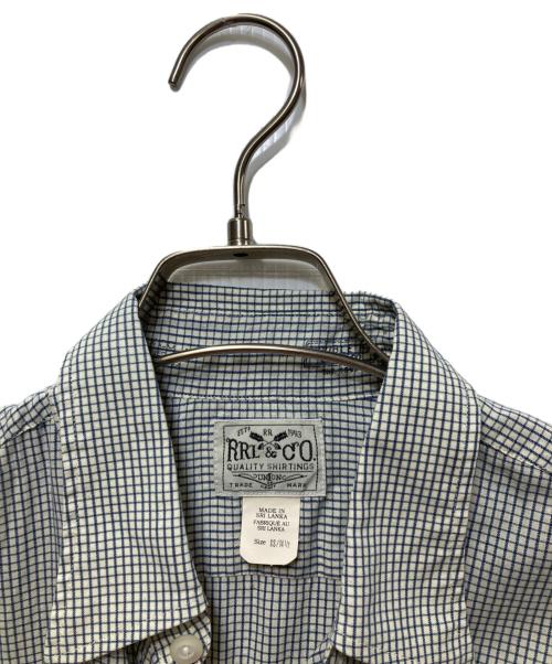RRL（ダブルアールエル）RRL (ダブルアールエル) チェックシャツ ネイビー サイズ:XSの古着・服飾アイテム