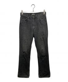 AURALEE（オーラリー）の古着「WASHED HARD TWIST DENIM 5P PANTS」｜インディゴ