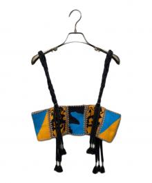 kotohayokozawa（コトハヨコザワ）の古着「PATCHWORK KNIT BUSTIER」｜マルチカラー