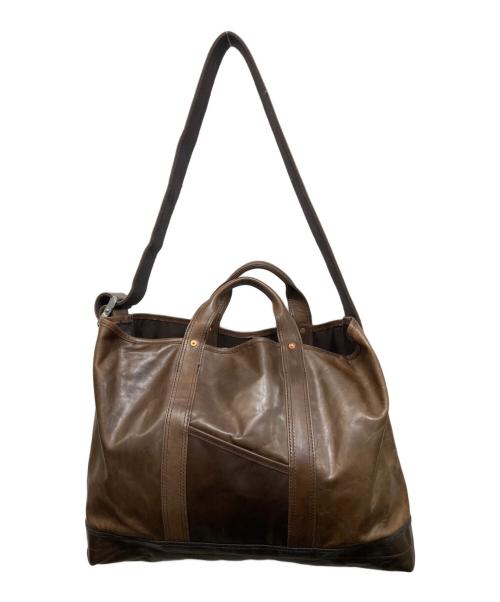 NICENESS（ナイスネス）NICENESS (ナイスネス) 2WAYバッグ ブラウンの古着・服飾アイテム