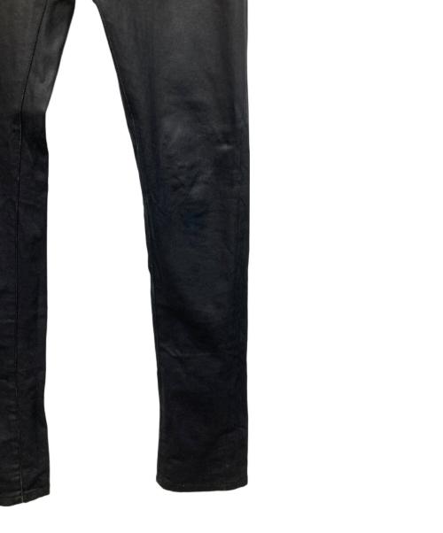BALENCIAGA（バレンシアガ）BALENCIAGA (バレンシアガ) コーティング加工スキニーパンツ ブラック サイズ:28の古着・服飾アイテム