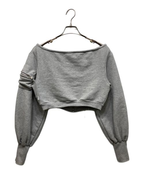 ANDMARY（アンドマリー）ANDMARY (アンドマリー) Cherie offshoulder set up グレー サイズ:Fの古着・服飾アイテム