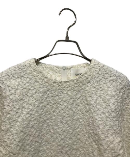 OHGA（オオガ）OHGA (オオガ) チュニックブラウス ホワイト サイズ:Fの古着・服飾アイテム