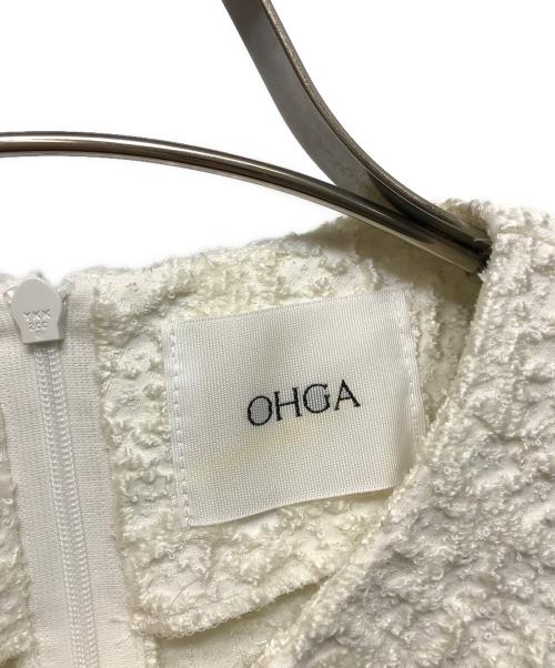 OHGA（オオガ）OHGA (オオガ) チュニックブラウス ホワイト サイズ:Fの古着・服飾アイテム