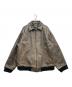 Supreme（シュプリーム）の古着「レザージャケット　worn leather jacket(ウォーンレザージャケット)　20AW　USA製　サイズL　　」｜ブラウン