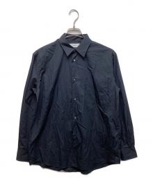 Graphpaper（グラフペーパー）の古着「Broad Regular Collar Shirt」｜ネイビー