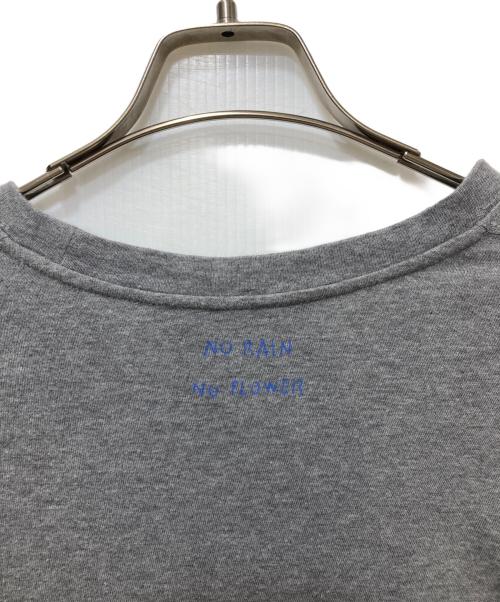 LARDINI（ラルディーニ）LARDINI (ラルディーニ) ロゴ刺繍 ブートニエール柄 ポケットTシャツ　JXLT02 グレー サイズ:Mの古着・服飾アイテム