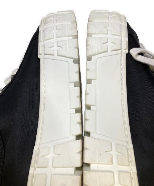 PRADA（プラダ）PRADA (プラダ) ダブルホイールナイロンギャバジンスニーカー ブラック サイズ:35 1/2の古着・服飾アイテム