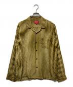 SUPREMEシュプリーム）の古着「Cane Silk Shirt」｜イエロー