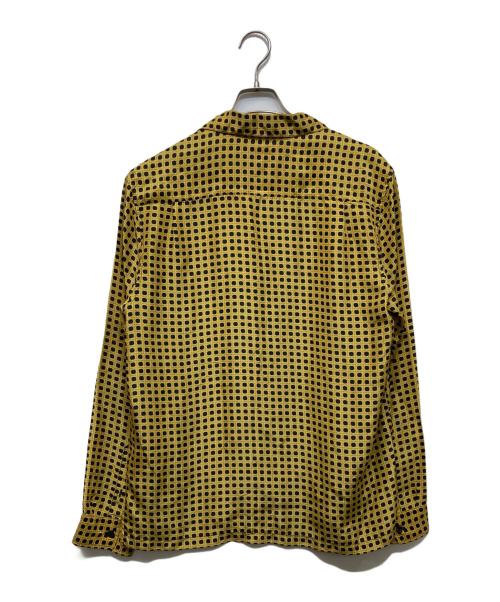 SUPREME（シュプリーム）Supreme (シュプリーム) Cane Silk Shirt イエロー サイズ:Mの古着・服飾アイテム