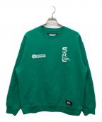 NEIGHBORHOODネイバーフッド）の古着「SRL . CREWNECK LS」｜グリーン