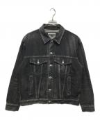 NEIGHBORHOODネイバーフッド）の古着「WASHED DENIM TYPE-4 JACKET」｜ブラック