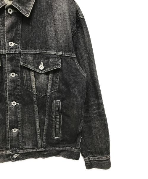 NEIGHBORHOOD（ネイバーフッド）NEIGHBORHOOD (ネイバーフッド) WASHED DENIM TYPE-4 JACKET ブラック サイズ:Lの古着・服飾アイテム