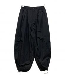 CITYSHOP（シティショップ）の古着「ナイロンカーゴパンツ」｜ブラック