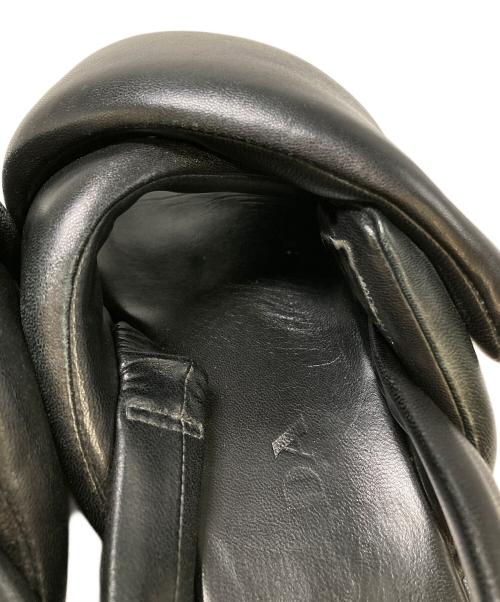 PRADA（プラダ）PRADA (プラダ) パデットナッパレザーサンダル ブラック サイズ:36の古着・服飾アイテム