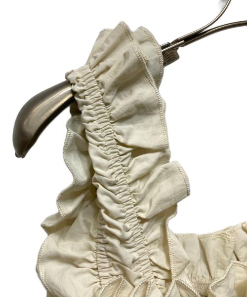 perna（ペルナ）perna (ペルナ) チュールギャザーキャミソール アイボリー サイズ:FREEの古着・服飾アイテム